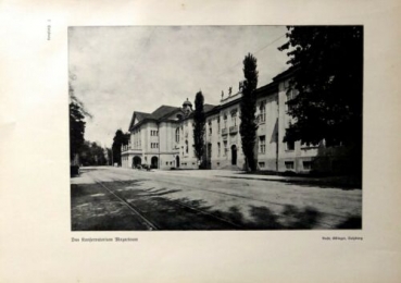 1932 - Salzburg - Das Konservatorium Mozarteum, alter Druck